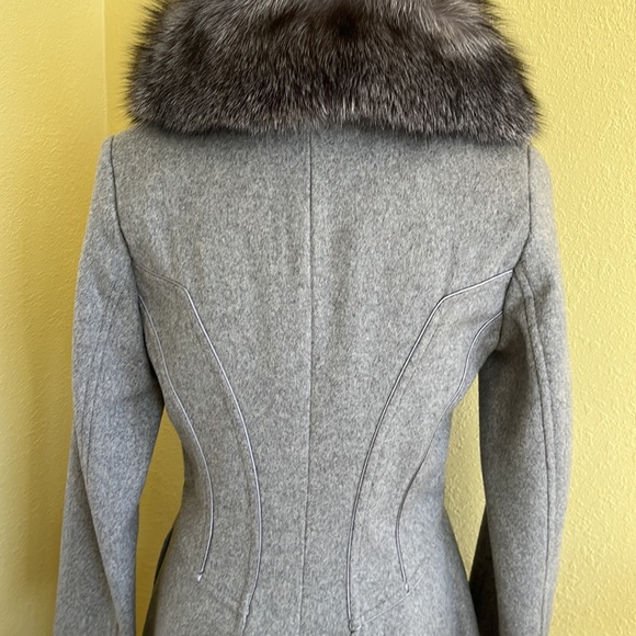 Antonio Melani long gray winter coat size 2 - Picture 6 of 16